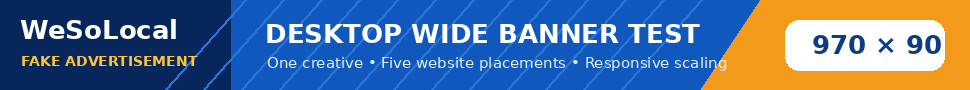 County Page Top Banner — Desktop Wide Banner 970 × 90