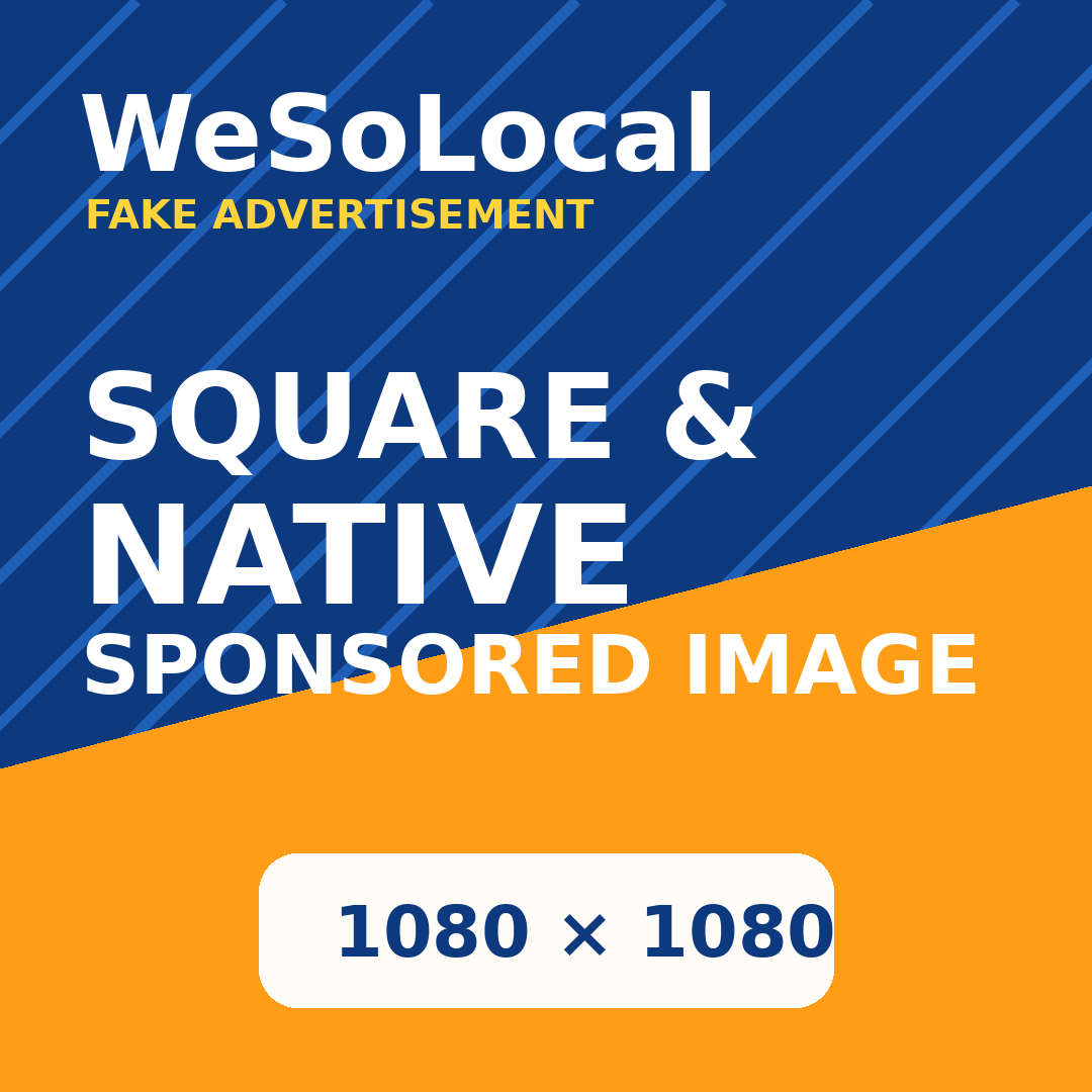 Local sponsored advertisement